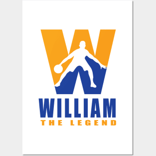 William Custom Player Basketball Your Name The Legend Posters and Art